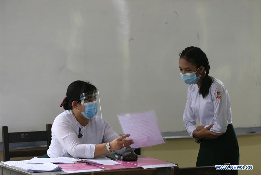 MYANMAR-YANGON-SCHOOL ENROLLMENT DAY