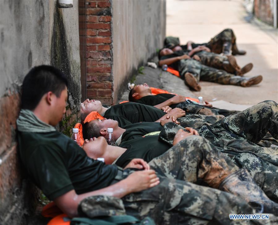 CHINA-JIANGXI-FLOOD CONTROL-ARMED POLICE FORCE (CN)