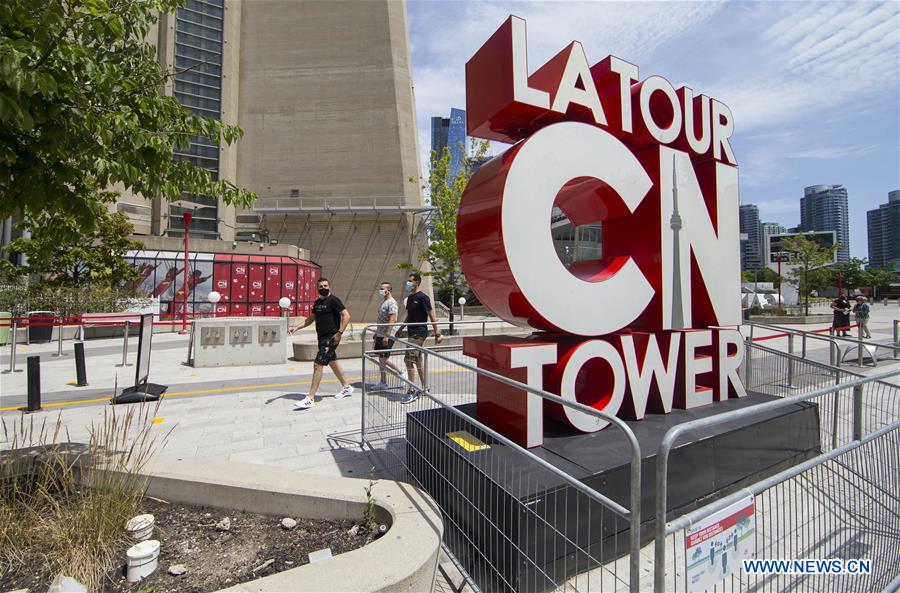 CANADA-TORONTO-COVID-19-CN TOWER-REOPENING