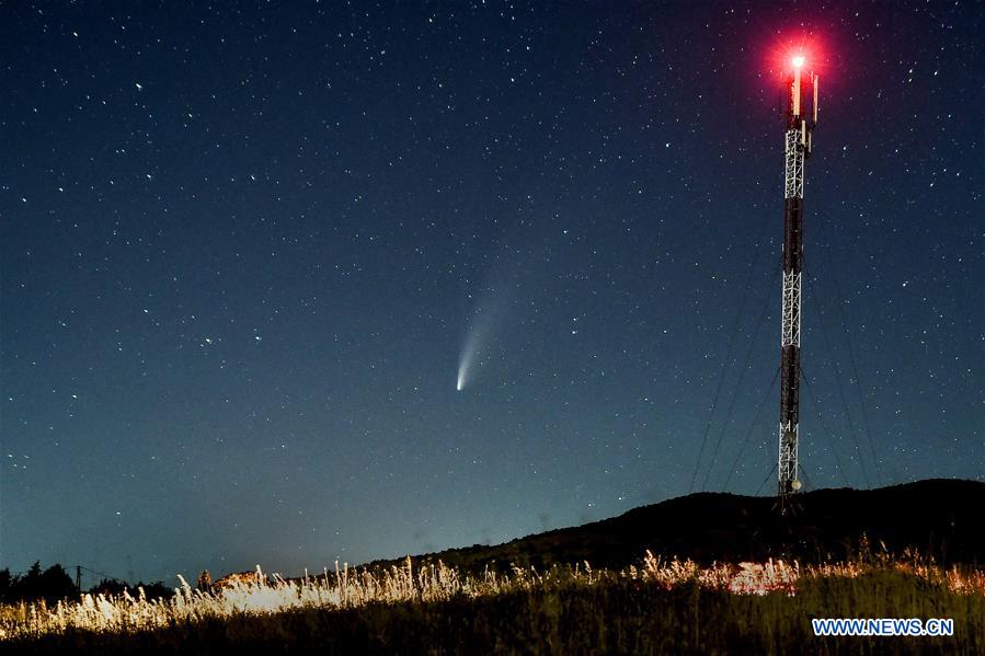 NORTH MACEDONIA-COMET NEOWISE-OBSERVATION