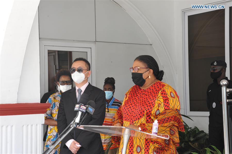GHANA-ACCRA-CHINA-COVID-19-MEDICAL SUPPLIES-DONATION