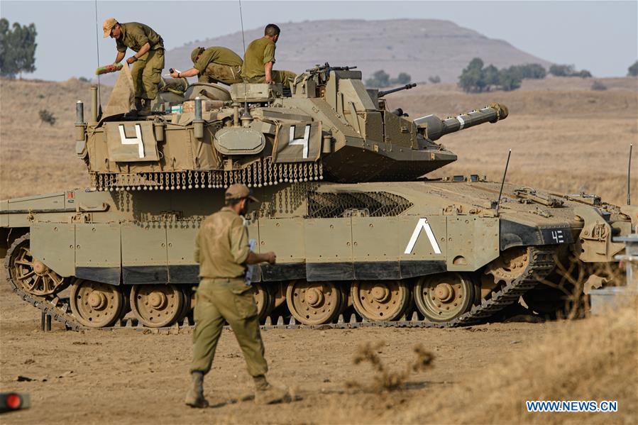 MIDEAST-GOLAN HEIGHTS-ISRAELI SOLDIERS