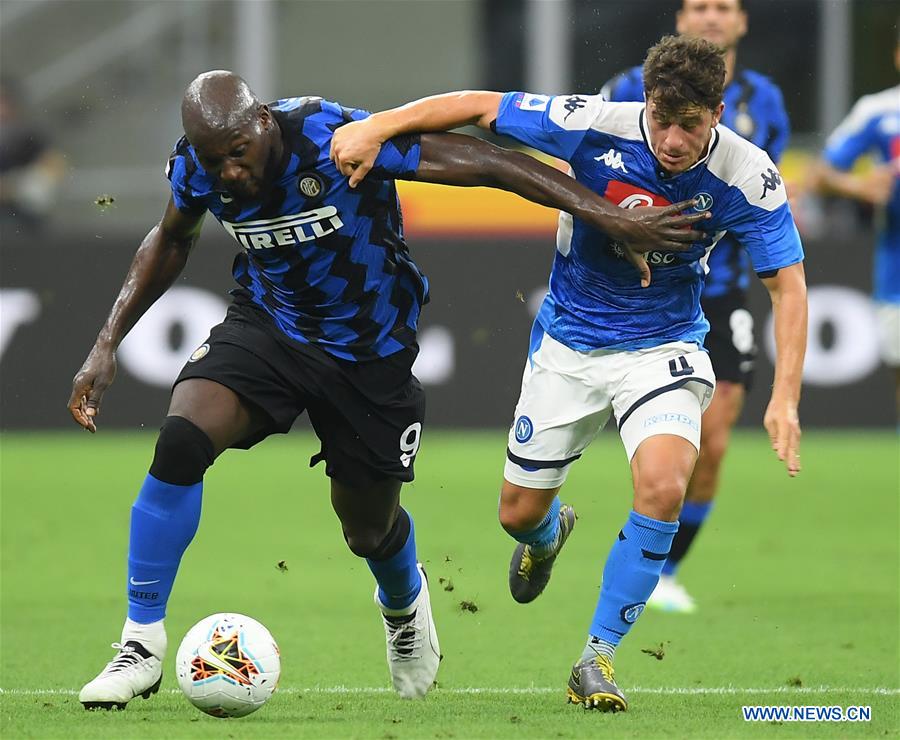 Inter Conquer Napoli 2 0 In Serie A Xinhua English News Cn
