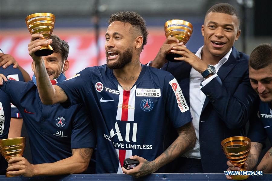 (SP)FRANCE-PARIS-FOOTBALL-FRENCH LEAGUE CUP-FINAL-PSG VS LYONNAIS
