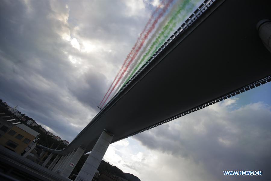 ITALY-GEONA SAINT GEORGE BRIDGE-INAUGURATION