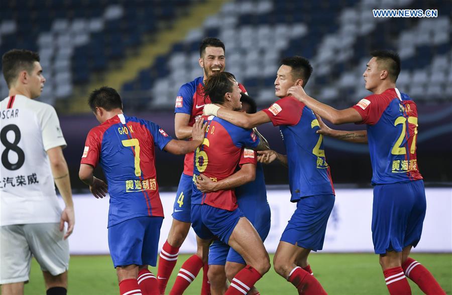 (SP)CHINA-SUZHOU-FOOTBALL-CHINESE SUPER LEAGUE-SHANGHAI SIPG VS QINGDAO HUANGHAI (CN)
