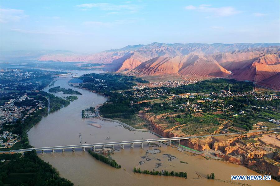 CHINA-QINGHAI-YELLOW RIVER-SCENERY (CN)
