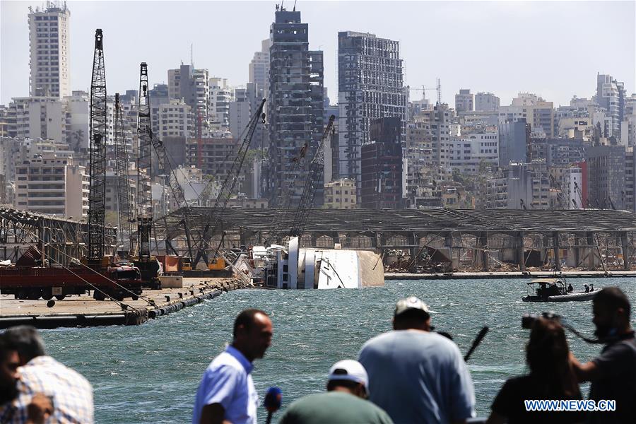 LEBANON-BEIRUT-EXPLOSION-DAMAGE