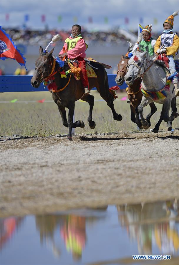(SP)CHINA-TIBET-NAGQU-8KM HORSE RACE (CN)