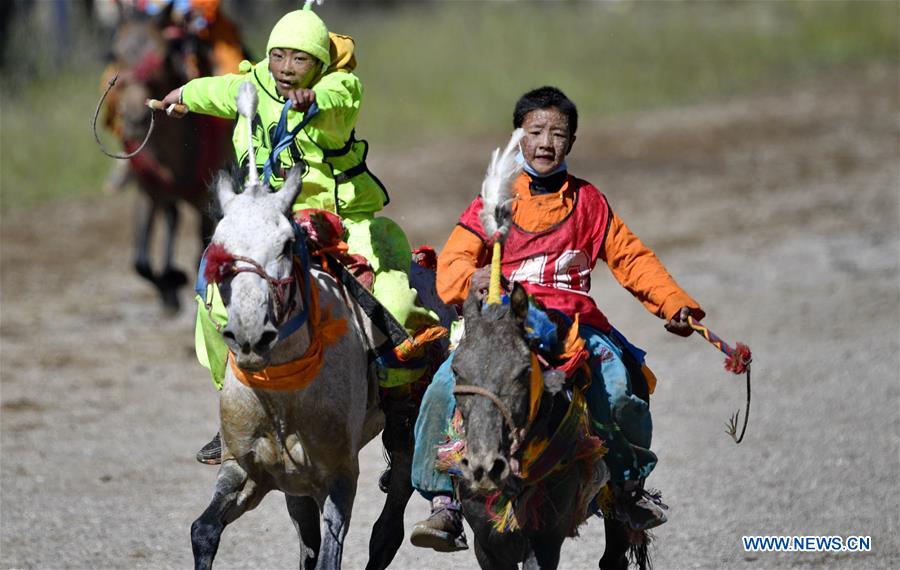 (SP)CHINA-TIBET-NAGQU-8KM HORSE RACE (CN)