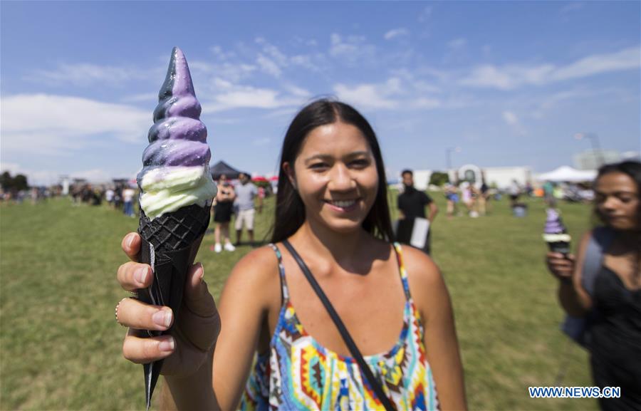 Toronto Ice Cream Festival held amid COVID19 pandemic Xinhua