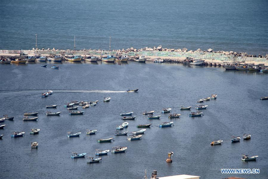 MIDEAST-GAZA CITY-FISHING