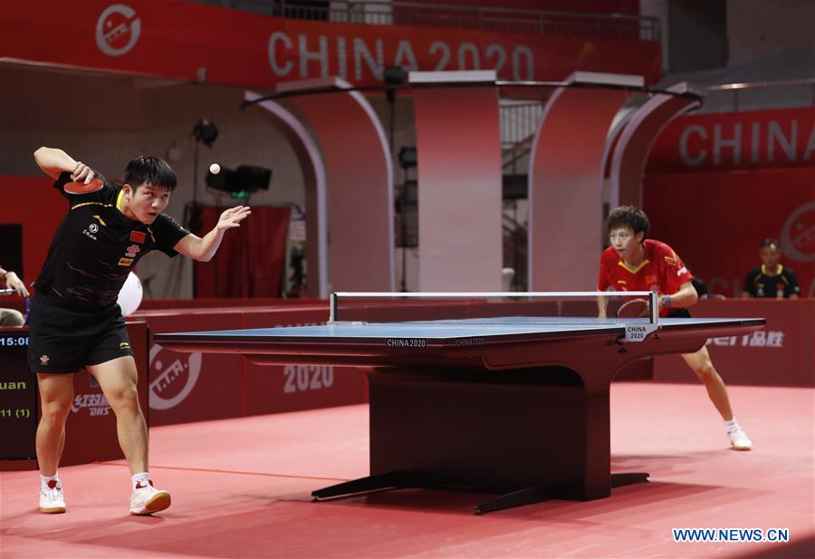 (SP)CHINA-HAINAN-LINGSHUI-TABLE TENNIS-TEAM CHINA-OLYMPIC PRACTICE TEST (CN)