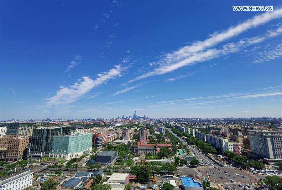 (BeijingCandid) CHINA-BEIJING-CITY VIEW-SUNNY DAY (CN)