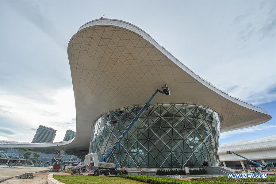 CHINA-HAINAN-INT'L CONVENTION AND EXHIBITION CENTER-CONSTRUCTION (CN)