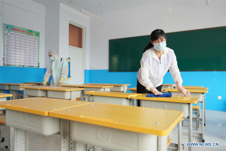 CHINA-HEBEI-SCHOOLS-NEW SEMESTER-PREPARATION (CN)