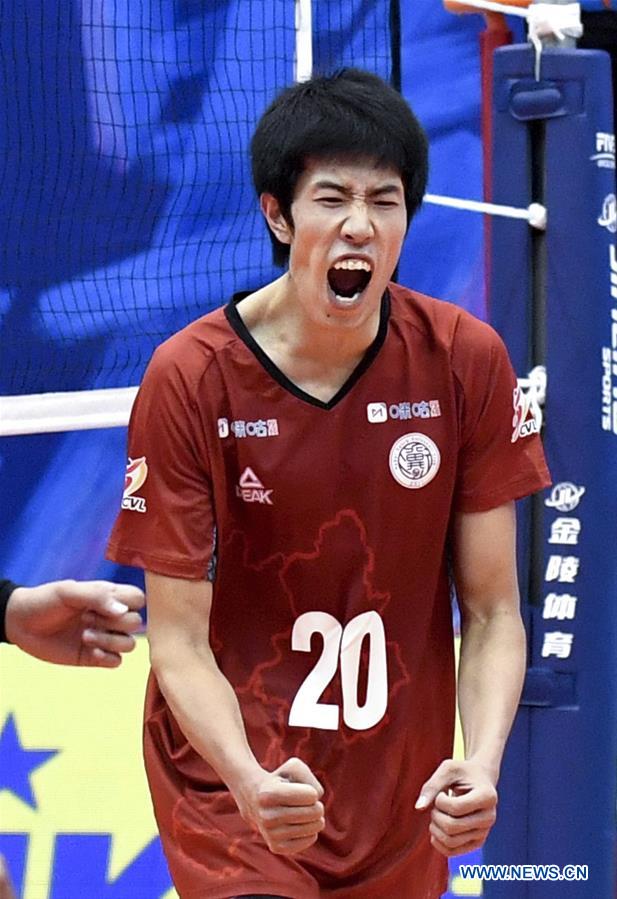 (SP)CHINA-HEBEI-QINHUANGDAO-VOLLEYBALL-CHINESE MEN'S VOLLEYBALL LEAGUE-HEBEI VS HUBEI (CN)