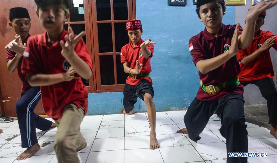 INDONESIA-SOUTH TANGERANG-TRADITIONAL MARTIAL ART-PRACTICE