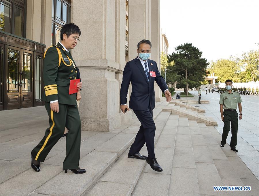 CHINA-BEIJING-COVID-19 FIGHT-ROLE MODELS-COMMENDATION-MEETING (CN)