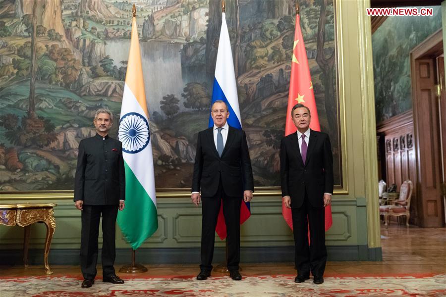 RUSSIA-MOSCOW-CHINA-RUSSIA-INDIA-FM-MEETING
