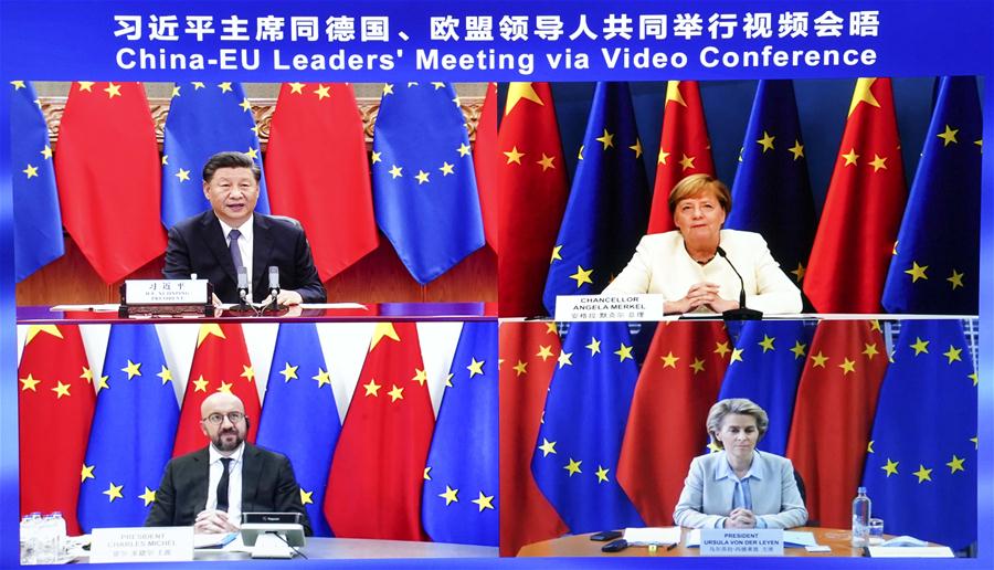 CHINA-BEIJING-XI JINPING-GERMANY-EU-MEETING (CN)