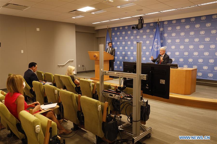 UN-GENERAL ASSEMBLY-75TH SESSION-OPENING-PRESS CONFERENCE