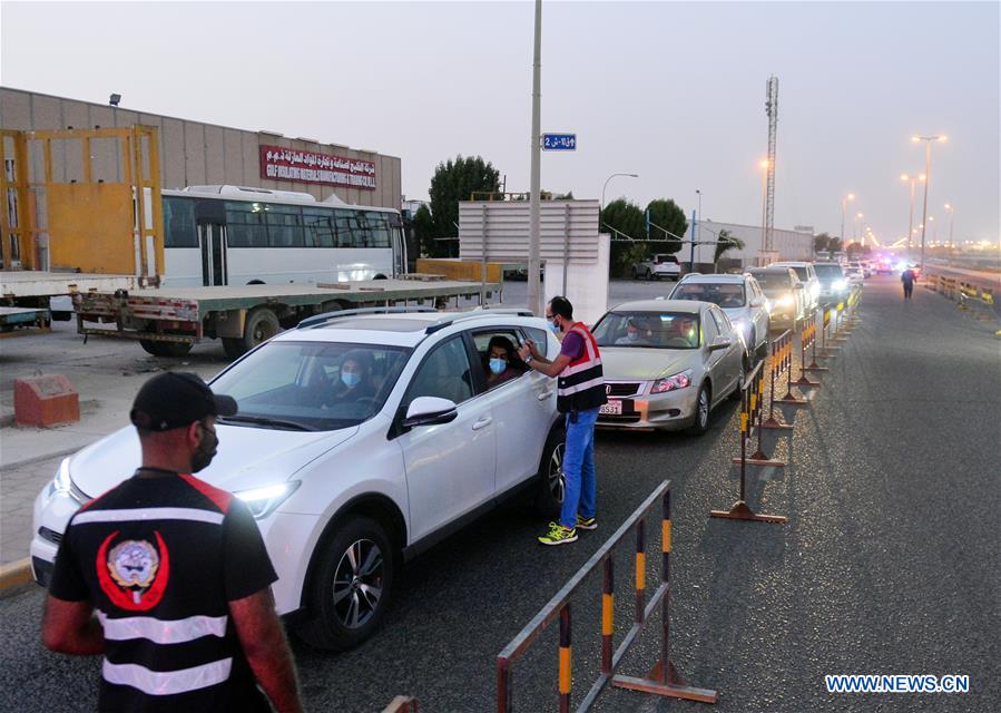 KUWAIT-MUBARAK AL-KABEER GOVERNORATE-COVID-19-NEW DRIVE-THRU TESTING STATION