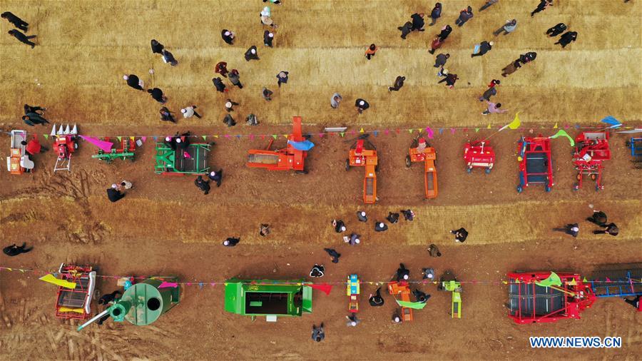 CHINA-NINGXIA-CHINESE FARMERS' HARVEST FESTIVAL-AGRICULTURAL MACHINERY (CN)