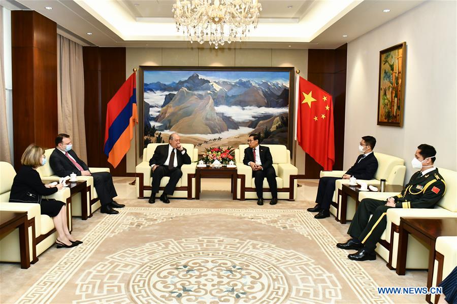 ARMENIA-YEREVAN-PRESIDENT-VISIT-CHINESE EMBASSY