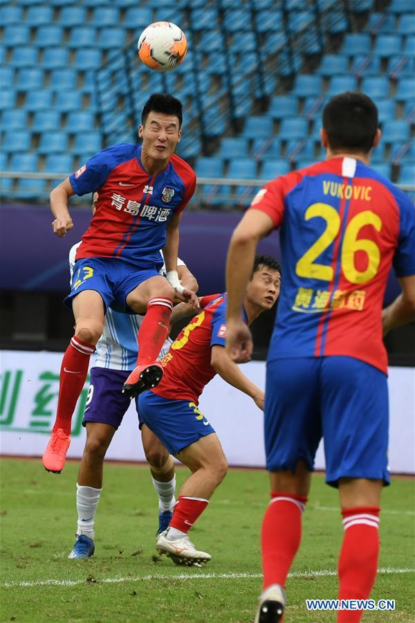 (SP)CHINA-SUZHOU-FOOTBALL-CSL-QINGDAO HUANGHAI VS TIANJIN TAIDA