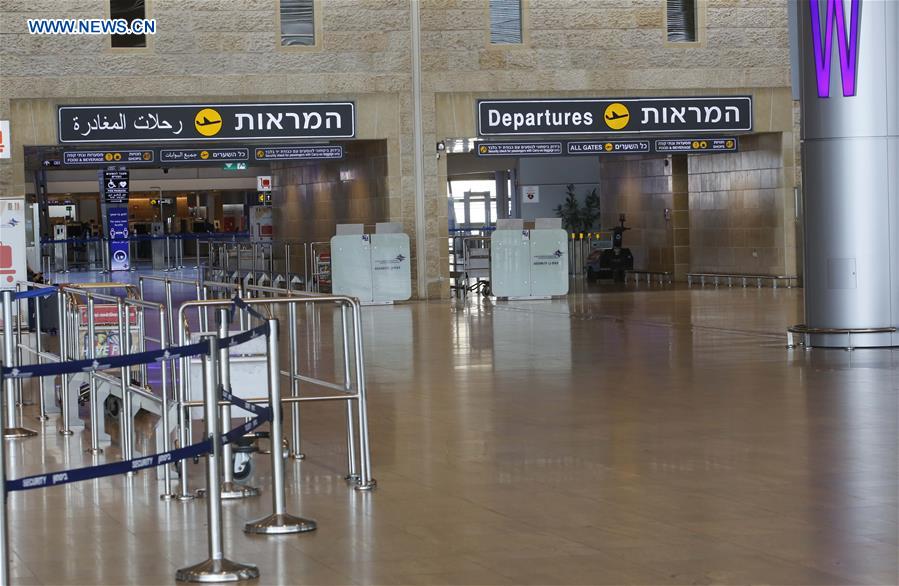 ISRAEL-BEN GURION AIRPORT-COVID-19-LOCKDOWN