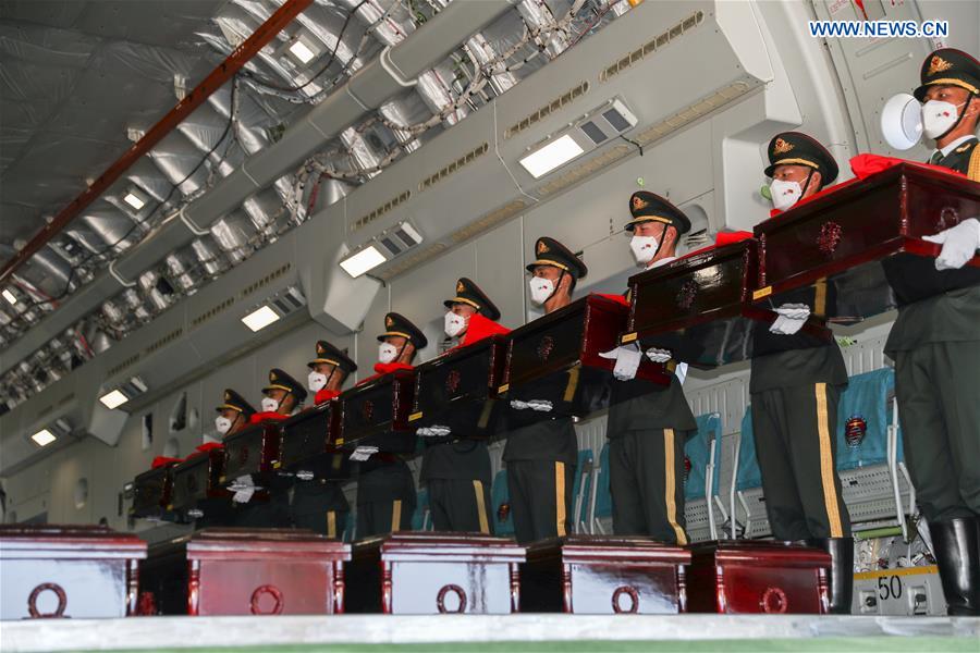 ROK-INCHEON-CHINESE MARTYRS' REMAINS-REPATRIATION CEREMONY