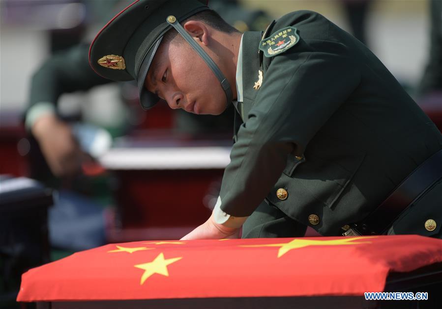 CHINA-LIAONING-SHENYANG-KOREAN WAR-CHINESE SOLDIERS-REMAINS-RETURN (CN)