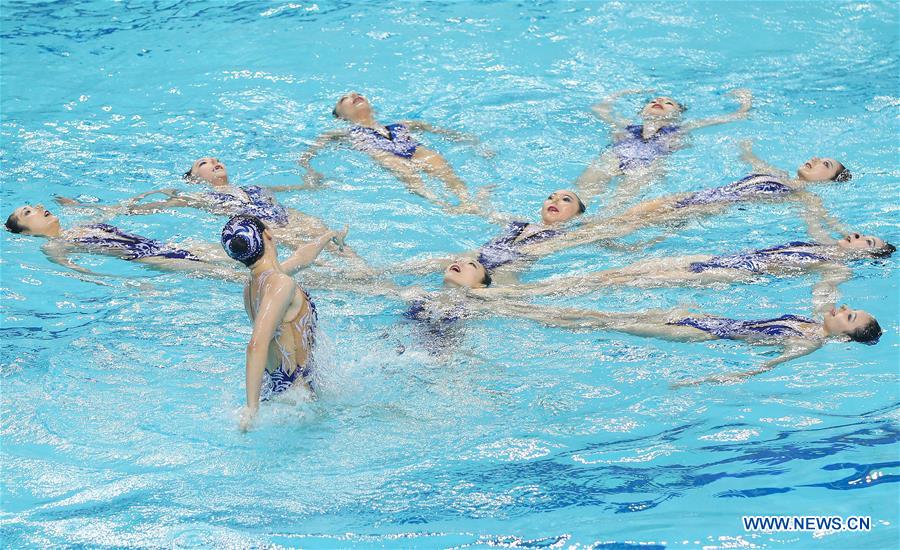 (SP)CHINA-WUHAN-ARTISTIC SWIMMING-CHINESE NATIONAL CHAMPIONSHIPS (CN)