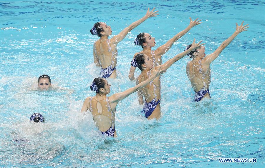 (SP)CHINA-WUHAN-ARTISTIC SWIMMING-CHINESE NATIONAL CHAMPIONSHIPS (CN)