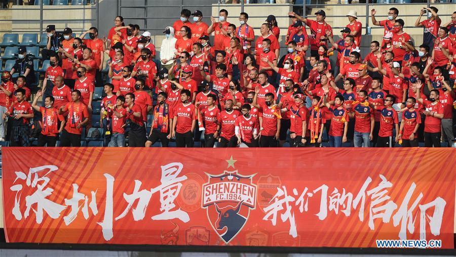 (SP)CHINA-DALIAN-FOOTBALL-CSL-JIANGSU SUNING VS SHENZHEN FC (CN)