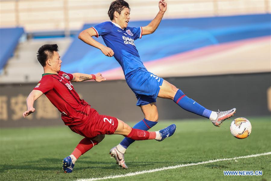 (SP)CHINA-DALIAN-FOOTBALL-CSL-SHANGHAI GREENLAND SHENHUA VS HENAN JIANYE (CN)