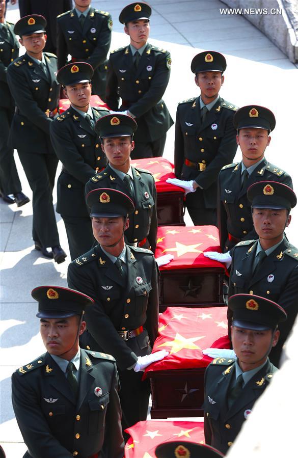 CHINA-LIAONING-SHENYANG-KOREAN WAR-CHINESE SOLDIERS-REMAINS-BURIAL CEREMONY(CN)