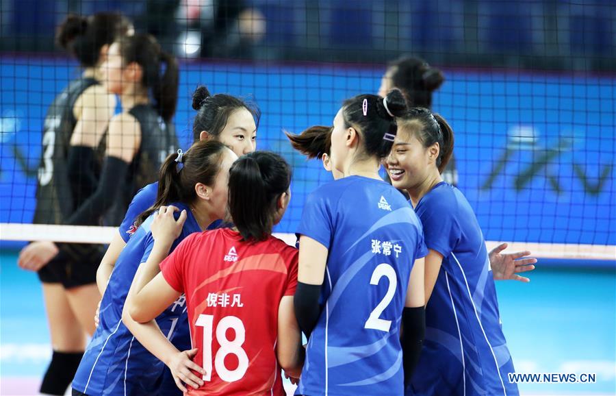 (SP)CHINA-GUANGDONG-JIANGMEN-VOLLEYBALL-CHINESE WOMEN'S CHAMPIONSHIP(CN)