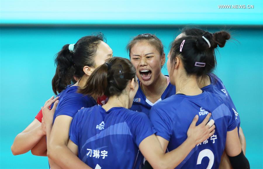 Highlights of Chinese Women's Volleyball Championship in South China's
