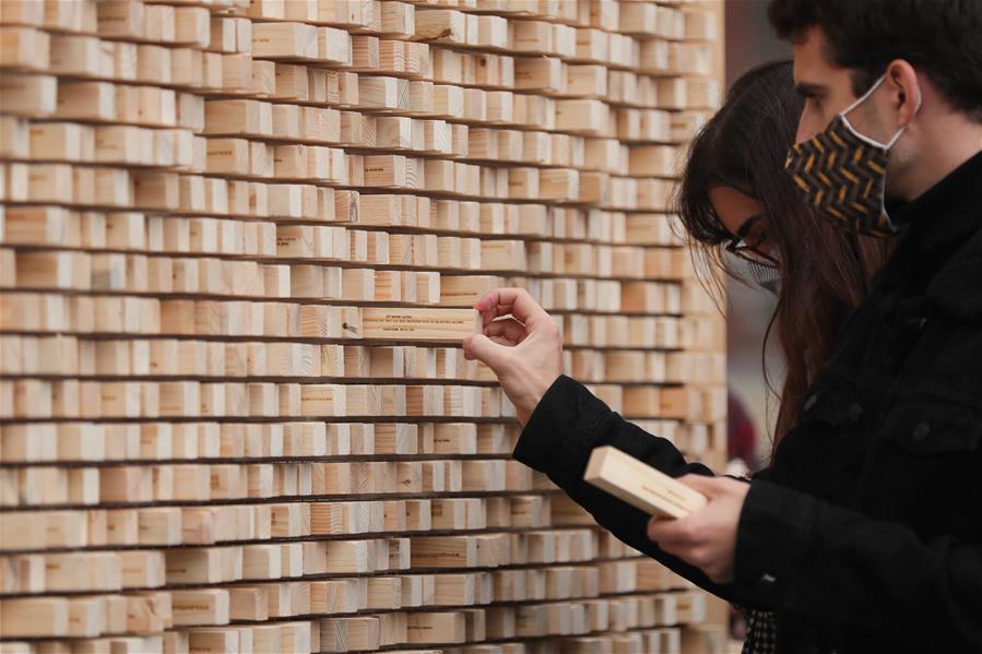 BELGIUM-BRUSSELS-ART-GERMAN REUNIFICATION-ANNIVERSARY