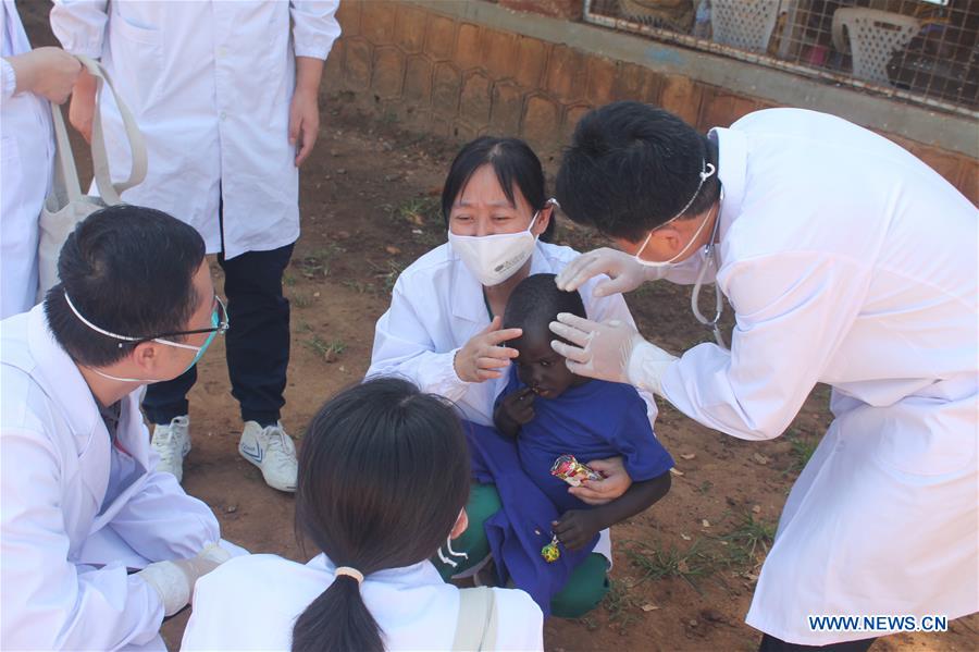 SOUTH SUDAN-JUBA-CHINESE MEDICAL TEAM-CHILDREN-MEDICAL CARE