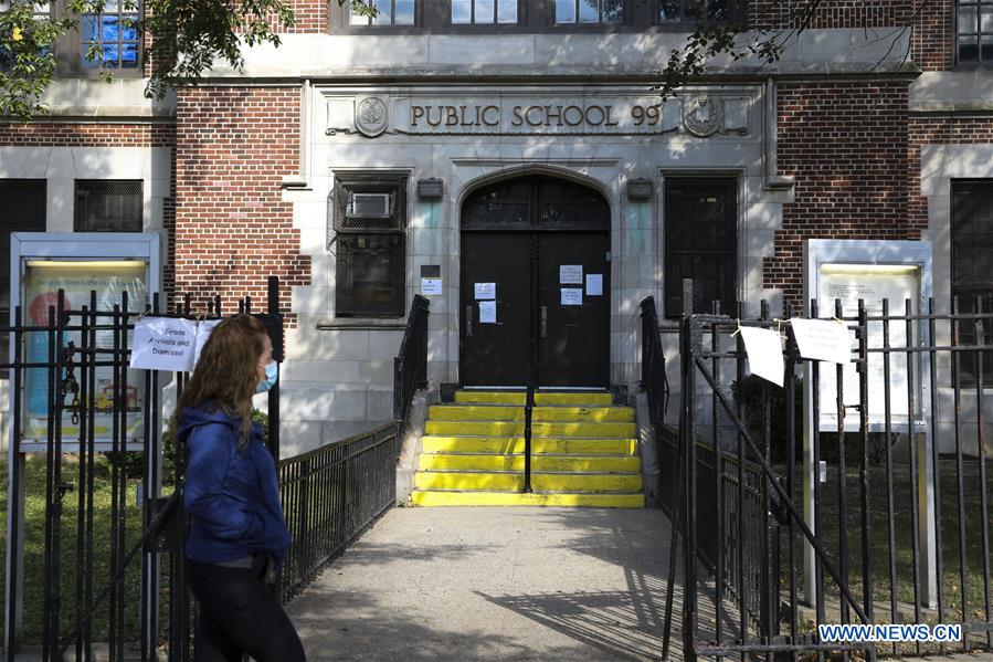 U.S.-NEW YORK-COVID-19-SCHOOL-CLOSING