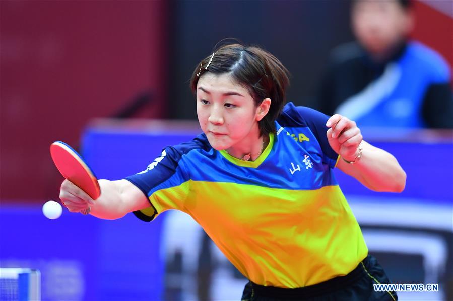 2020 Chinese National Table Tennis Championships women's singles