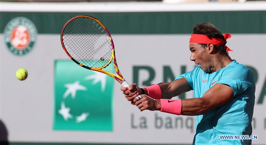 In pics: semifinal matches at French tennis tournament 2020 - Xinhua | English.news.cn