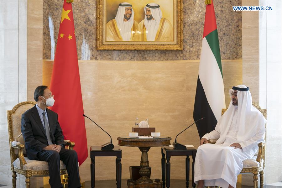 UAE-ABU DHABI-CROWN PRINCE-CHINA-YANG JIECHI-MEETING