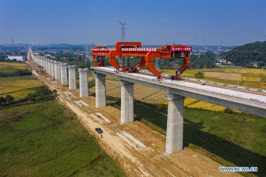 CHINA-HUNAN-RAILWAY BRIDGE-CONSTRUCTION (CN)