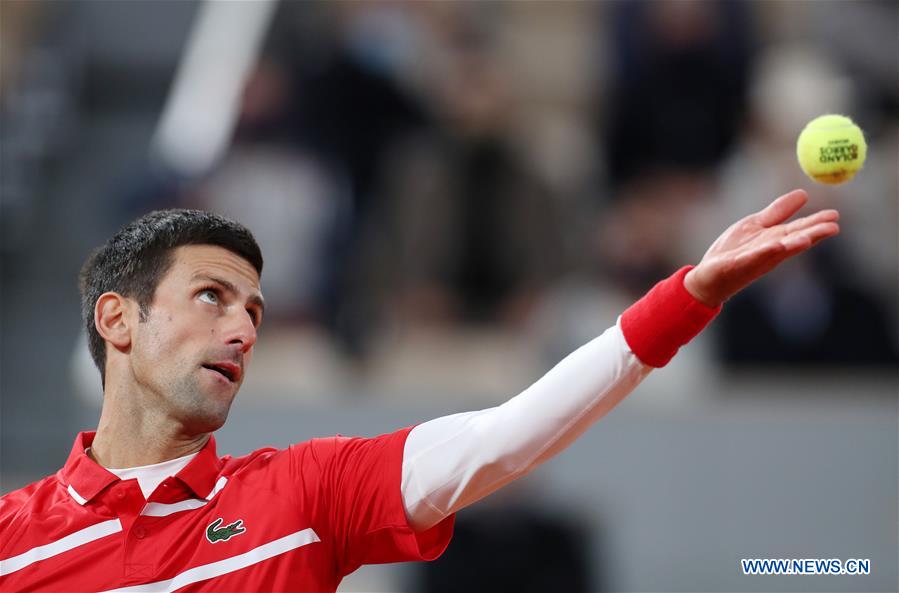 French Open men's singles final Djokovic vs. Nadal Xinhua English