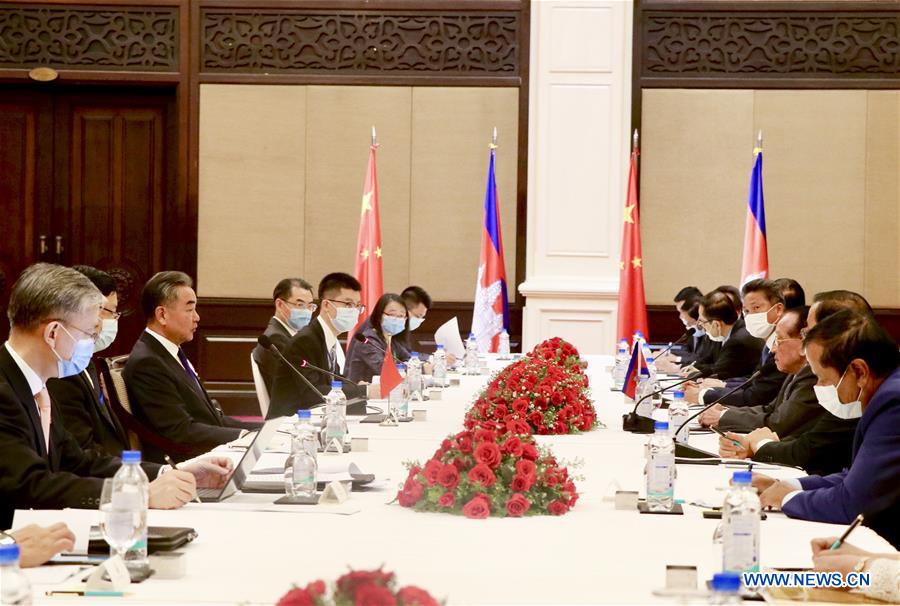 CAMBODIA-PHNOM PENH-CHINA-WANG YI-DEPUTY PM-MEETING