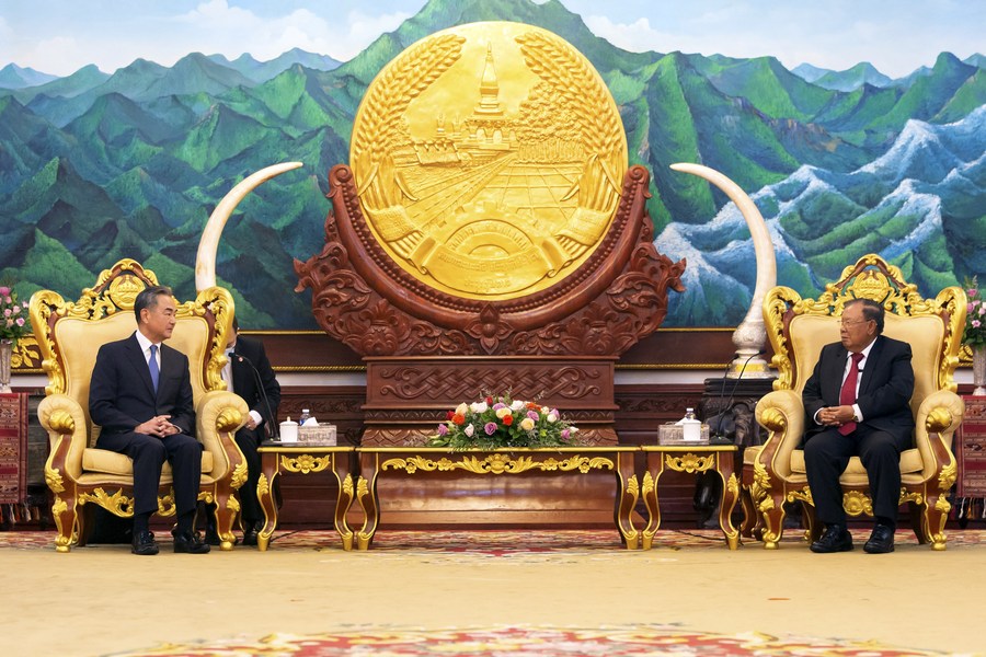Laos China Vow To Further Enhance Ties Cooperation Xinhua English news cn